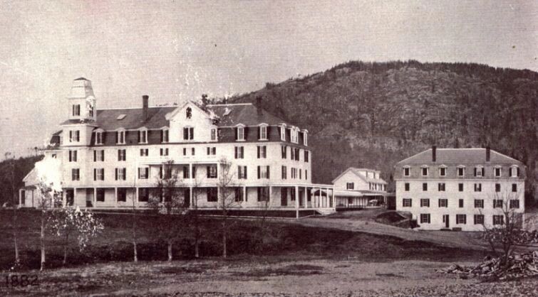 Historic view of the Mount Kineo House